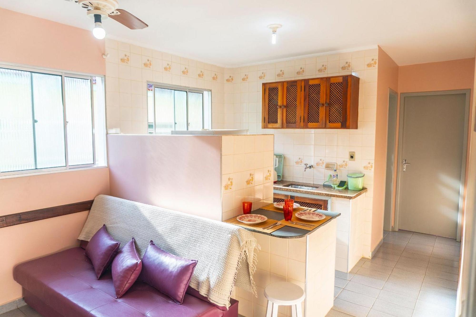 Apartamentos Incriveis Primeira Quadra Mar Wifi 乌巴图巴 外观 照片