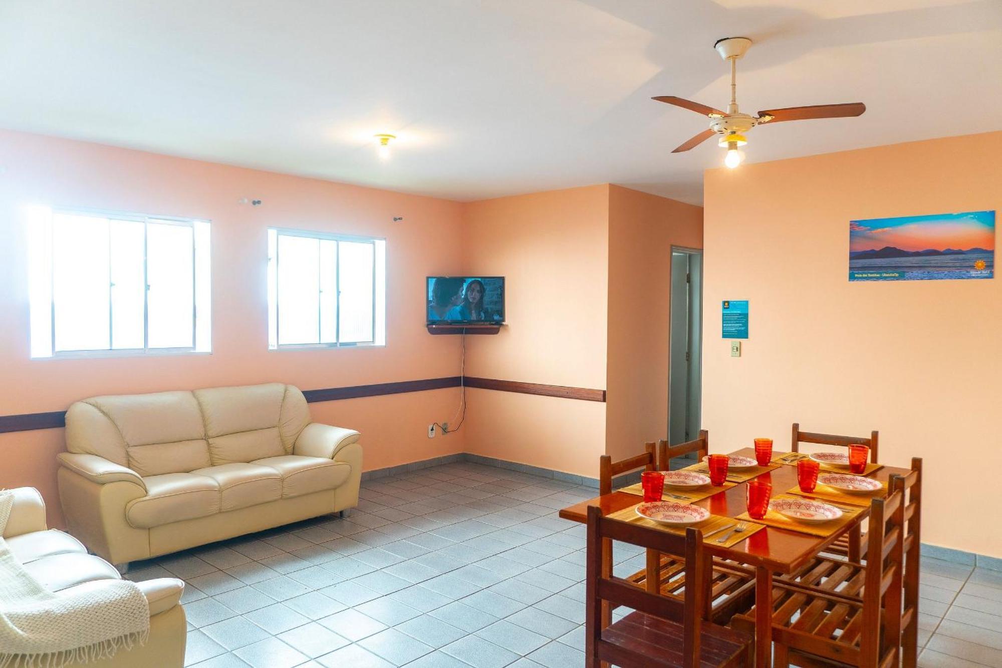 Apartamentos Incriveis Primeira Quadra Mar Wifi 乌巴图巴 外观 照片