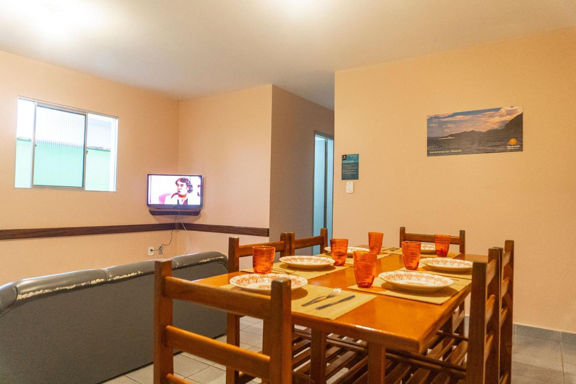Apartamentos Incriveis Primeira Quadra Mar Wifi 乌巴图巴 外观 照片