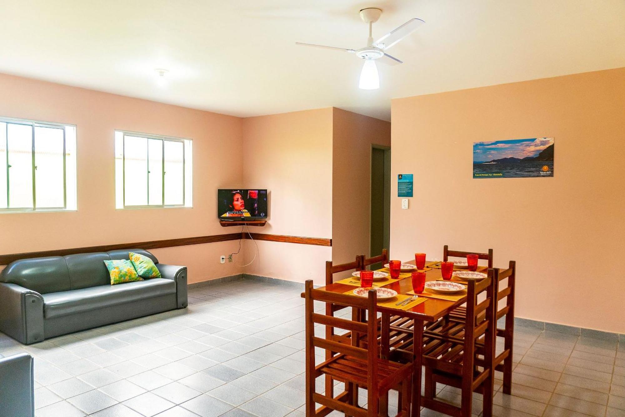 Apartamentos Incriveis Primeira Quadra Mar Wifi 乌巴图巴 外观 照片