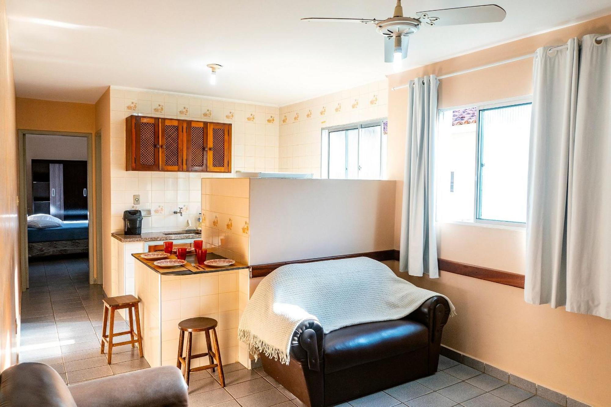 Apartamentos Incriveis Primeira Quadra Mar Wifi 乌巴图巴 外观 照片